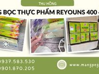 Màng bọc thực phẩm Reyouns 400 45cm cuộn lớn giá sỉ cho hàng quán