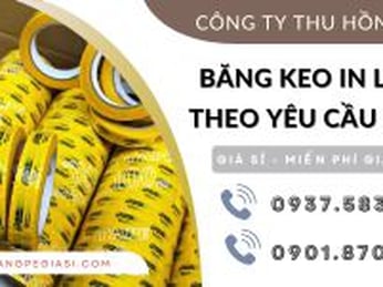 Băng Keo In Logo Theo Yêu Cầu Bền Đẹp Giá Sỉ