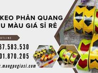 Băng Keo Phản Quang Nhiều Màu – Bỏ Sỉ Giá Rẻ Tại HCM