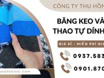 Băng keo vải thể thao tự dính quấn cơ, cố định khớp tiện lợi