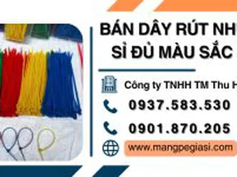 Bán dây rút nhựa giá sỉ đủ màu sắc đủ size