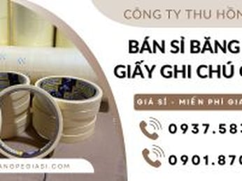 Bán sỉ băng keo giấy ghi chú chất lượng giá rẻ HCM