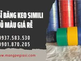Bán sỉ băng keo simili đủ màu giá rẻ sát xưởng