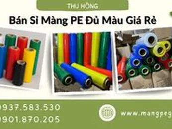 Bán sỉ màng PE quấn hàng đủ màu chất lượng giá rẻ