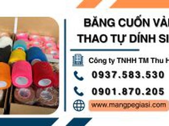 Băng cuốn vải thể thao tự bám dính thoáng khí siêu rẻ