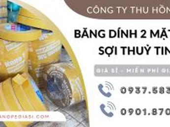 Băng dính 2 mặt lưới sợi thuỷ tinh dán siêu chắc chịu lực cao