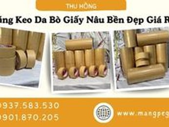 Băng dính da bò giấy nâu bền đẹp giá sỉ rẻ