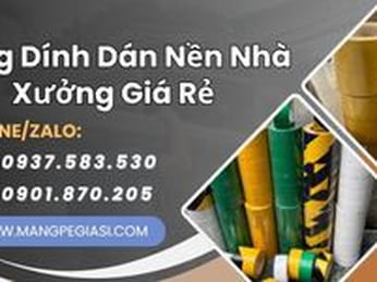 Băng dính dán nền nhà xưởng đủ màu giá rẻ sát xưởng