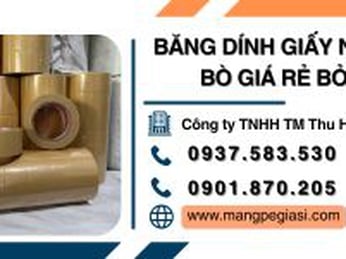 Băng dính giấy nâu da bò bền đẹp giá rẻ bỏ sỉ