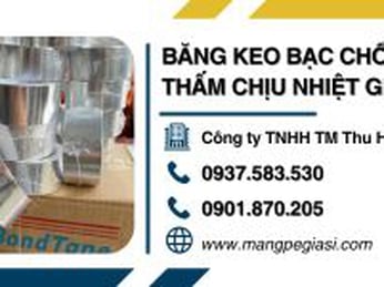 Băng Keo Bạc Chống Thấm Chịu Nhiệt Giá Sỉ Tại TP.HCM