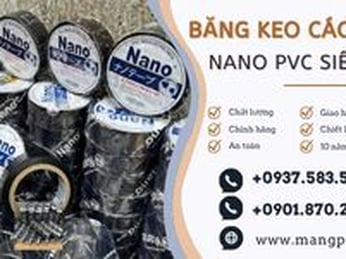 Băng Keo Cách Điện Nano PVC Siêu Dính Giá Sỉ Tận Kho