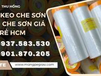 Băng keo che sơn, màng nilon che sơn ô tô giá rẻ