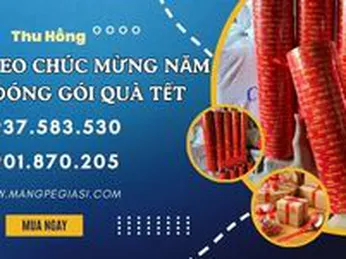 Băng keo chúc mừng năm mới đóng gói quà tết giá rẻ
