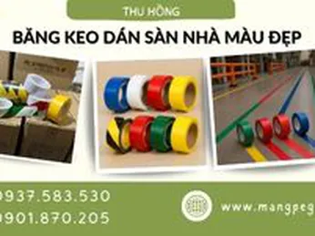 Băng keo dán sàn nhà kho xưởng màu đẹp giá sỉ