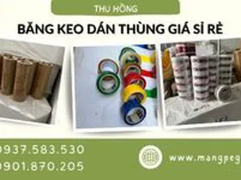 Băng keo dán thùng chất lượng giá rẻ tại TPHCM