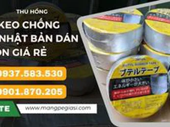 Băng keo dán tôn chống dột Nhật Bản giá rẻ tại kho sỉ