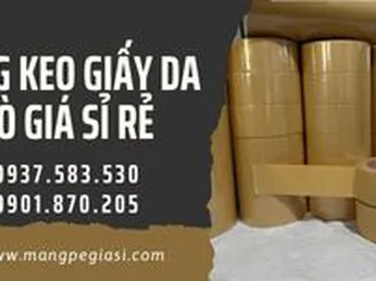 Băng keo giấy da bò chất lượng giá sỉ rẻ