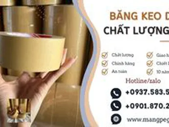 Băng keo giấy da bò chống thấm nước chất lượng giá rẻ