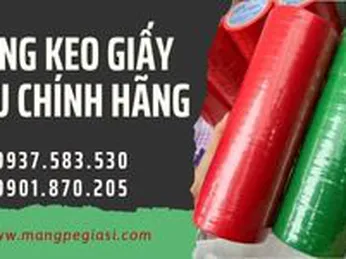 Băng keo giấy màu chính hãng giá sỉ tại TPHCM