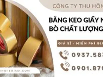 Băng keo giấy nâu da bò chất lượng cao giá sỉ