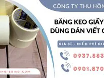 Băng keo giấy nhăn dùng dán, viết ghi chú giá sỉ