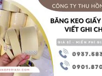 Băng keo giấy nhăn dùng viết ghi chú giá rẻ tại HCM