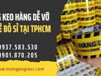 Băng keo hàng dễ vỡ giá rẻ bỏ sỉ tại TPHCM