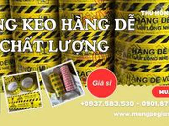 Băng keo hàng dễ vỡ giá sỉ siêu rẻ TPHCM