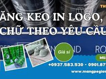 Kho sỉ băng keo in logo, in chữ theo yêu cầu giá rẻ