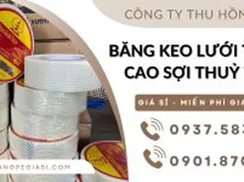 Băng keo lưới thạch cao, băng dính sợi thủy tinh giá tốt