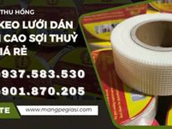 Băng keo lưới thạch cao sợi thuỷ tinh giá rẻ