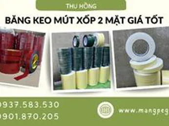 Băng keo mút xốp 2 mặt siêu dính giá siêu tốt