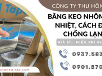 Băng keo nhôm chịu nhiệt, cách điện, chống lạnh giá sỉ