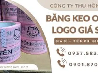 Băng keo OPP in logo quảng bá thương hiệu giá rẻ