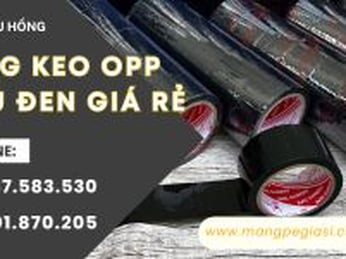 Băng keo OPP màu đen giá rẻ tại HCM