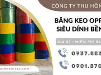 Băng keo OPP màu siêu dính bền đẹp giá sỉ
