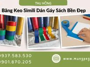 Băng keo simili dán gáy sách bền đẹp giá sỉ
