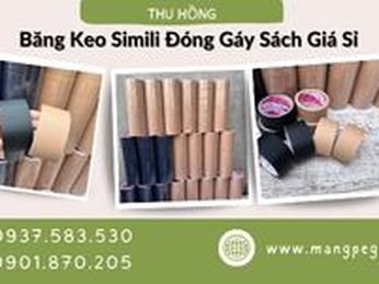 Băng keo simili đóng gáy sách giá sỉ sát xưởng