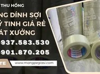Băng dính sợi thuỷ tinh giá rẻ sát xưởng