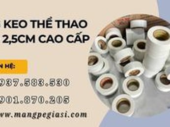 Băng keo thể thao Nano 2,5cm hàng cao cấp giá rẻ