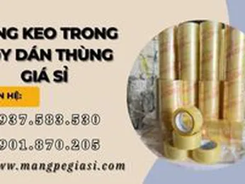 Băng keo trong 120y dán thùng giá sỉ