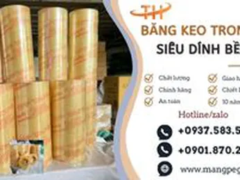 Băng keo trong 200y siêu dính bền rẻ