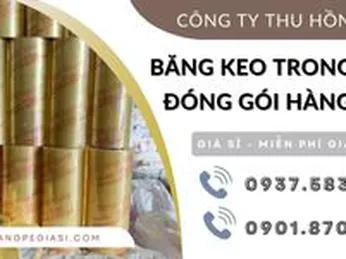 Băng keo trong đóng gói hàng hóa giá sỉ