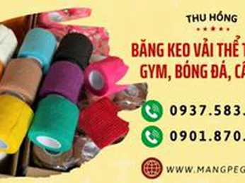Băng keo vải thể thao cho gym, đá banh, cầu lông
