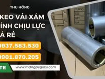 Băng keo vải xám siêu dính chịu lực tốt giá rẻ