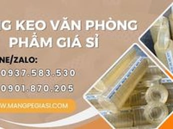 Băng keo văn phòng phẩm giá sỉ tận xưởng