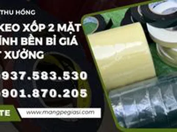 Băng keo xốp 2 mặt dính chắc bền bỉ giá rẻ