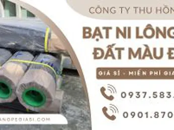 Bạt ni lông phủ đất màu đen hỗ trợ trồng trọt