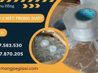 Bỏ sỉ băng keo 2 mặt trong suốt siêu bám dính