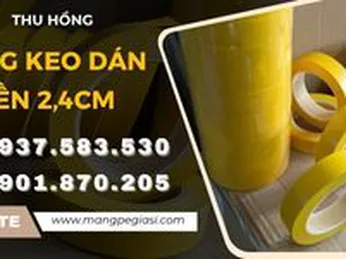 Bỏ sỉ băng keo dán nền 2.4cm cây 10 cuộn